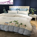 Muestras Avaliable 200x220cm 60s Low Price Cotton Bed Linen Juego de sábanas